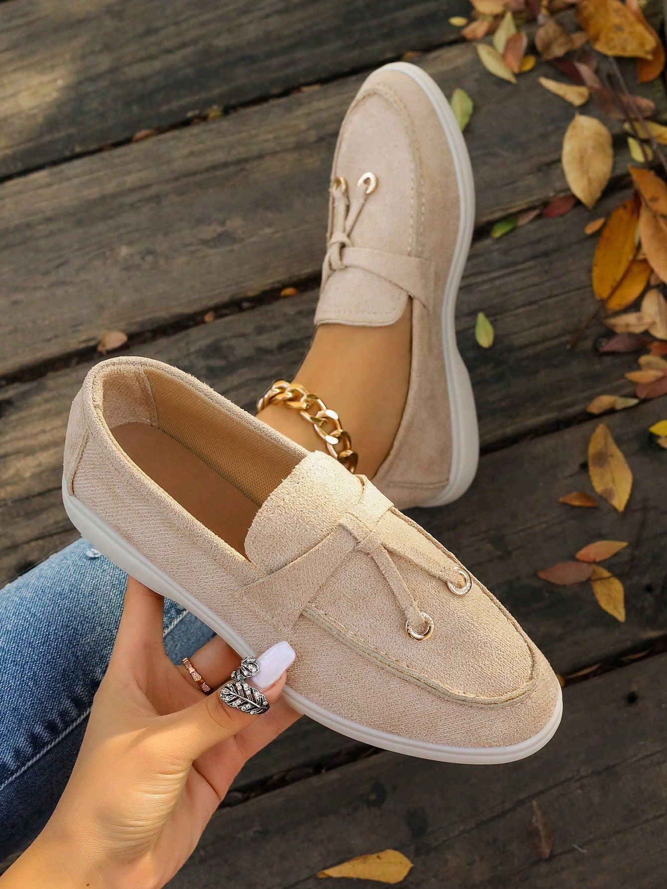 2025 Autumn Women Comfortable Black Flat Loafers, Casual Sneakers, Slip-On Mesh Shoes