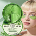 60pcs Aloe Vera and Collagen Eye Masks, Intensely Moisturizing, for Delicate and Firm Eye Area Skin, Adds Radiance and Elasticity, Eliminates Dryness and Dullness, Eye Care, Skin Care, Eye Masks