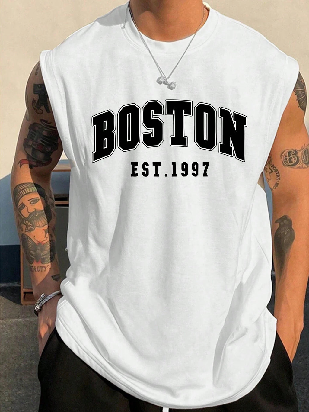 Men's Fashionable Sleeveless Top, Suitable For Summer