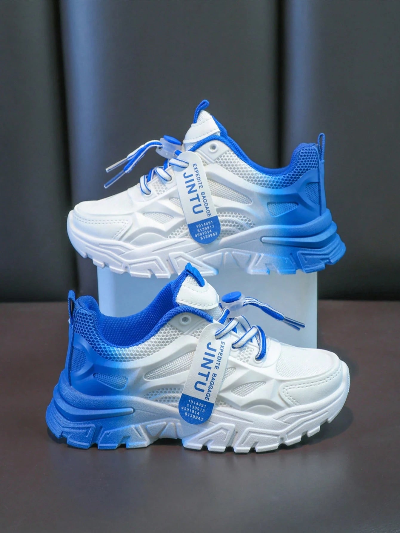 1 Pair Girls' Cute & Fashionable PU Design Casual Sneakers, Personalized Sports Shoes, Suitable For Daily Wear, School, Sports, All Seasons