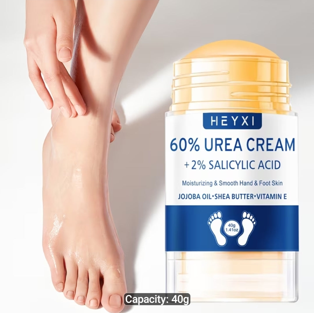 1pc Anti-Crack Urea Cream, Lip Balm-Style Foot Cream for Dry Cracked Skin. Stick Design for Portability and Easy Application. Provides Long-lasting Moisture. Versatile Use for Dry Areas Such as Hands, Heels, Ankles, and Elbows. 40g