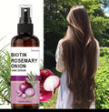Onion Biotin Strengthening Serum Spray, Enriched with Onion Oil, Rosemary Leaf Oil and Biotin, Has 10 Care and Styling Benefits, Softens Hair for 72 Hours, Moisturizes Hair, and Smoothes Dry and Rough Hair.