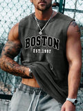 Men's Fashionable Sleeveless Top, Suitable For Summer