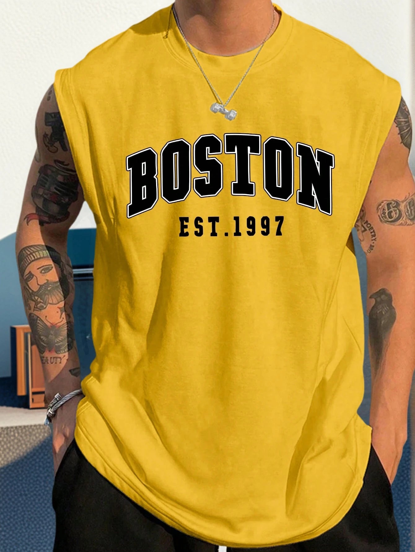 Men's Fashionable Sleeveless Top, Suitable For Summer