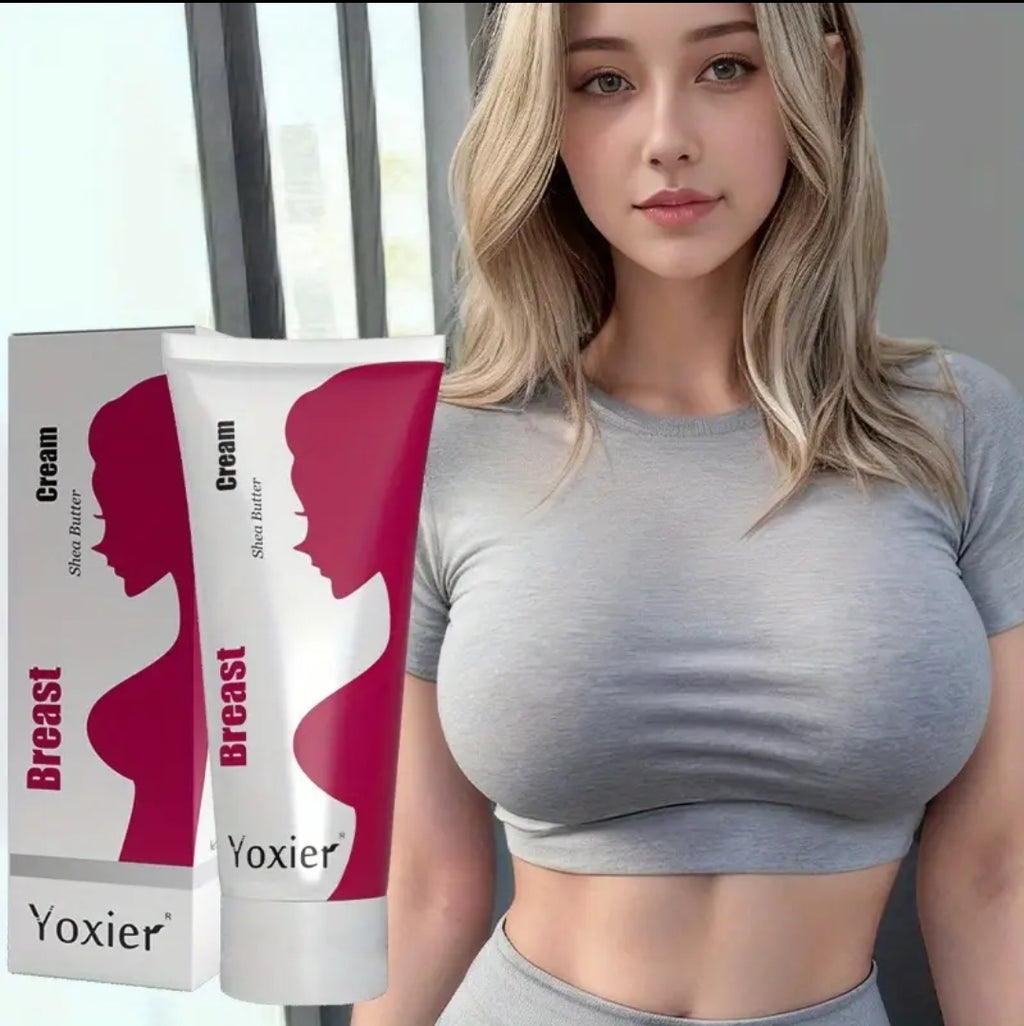 YOXIER Women'S Breast Firming Cream - Hydrating & Smoothing with Hydrolyzed Collagen & Vitamin E, for All Skin Types, Chest & Body Care, Moisturizing & Smooth, Cream, Sleek Tube Design, Skincare Product, Skincare Lovers
