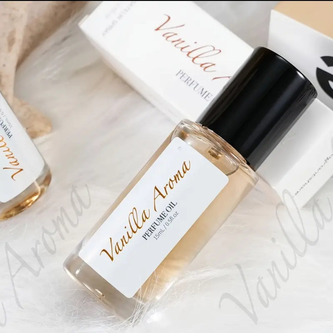 Vanilla Aroma Perfume Oil 0.5fl.oz 15ml Body Fragrance EDT Long-Lasting Fragrance Spray for Her Gift for Women