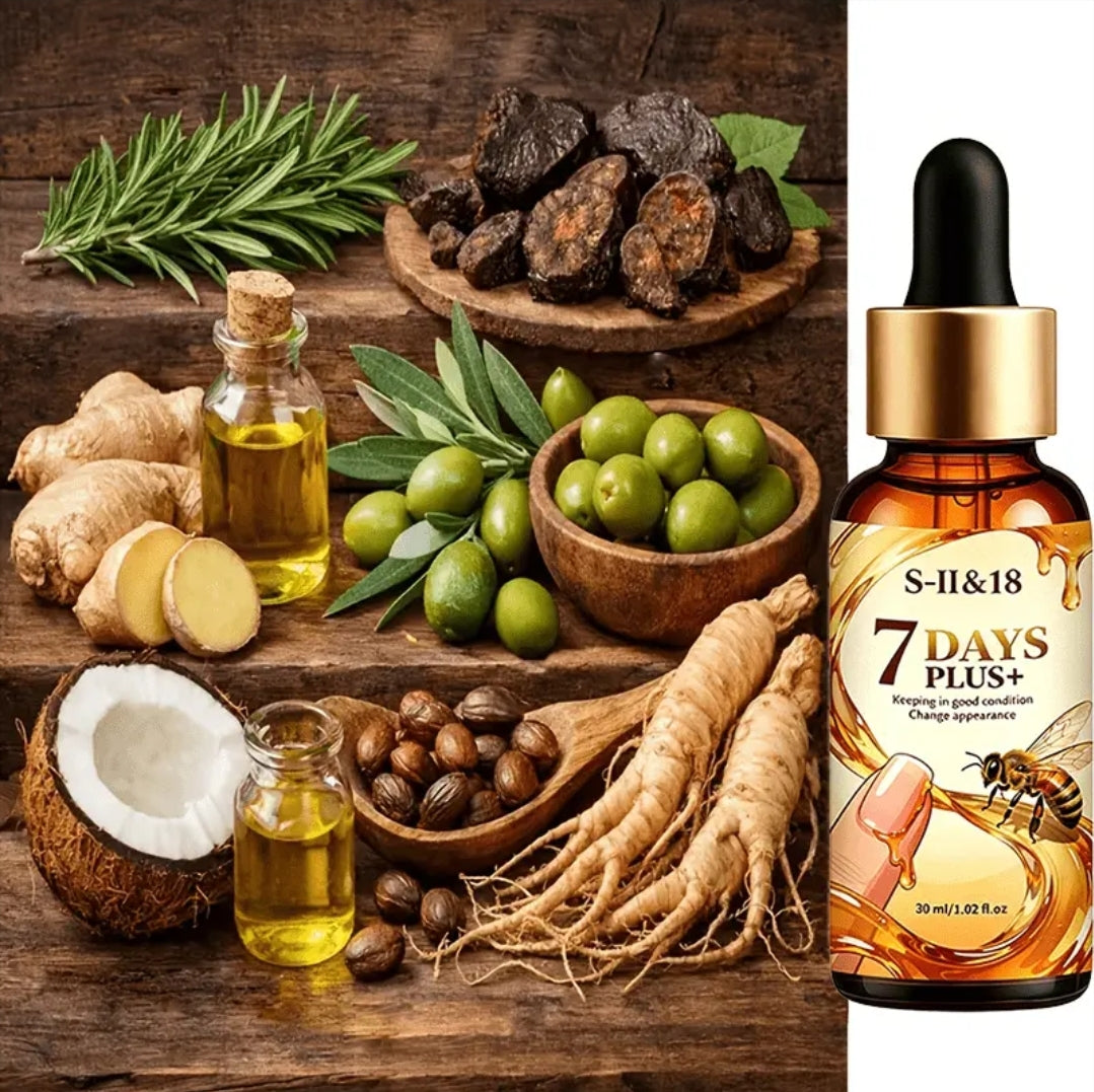 S-II&18 Ultra-Strength 95% Bee Venom Nail, Infused with Bee Venom and Ginger Juice, Provides 24-hour Continuous Care, Specially Designed for Thickened, Unevenly Colored, and Damaged Nails