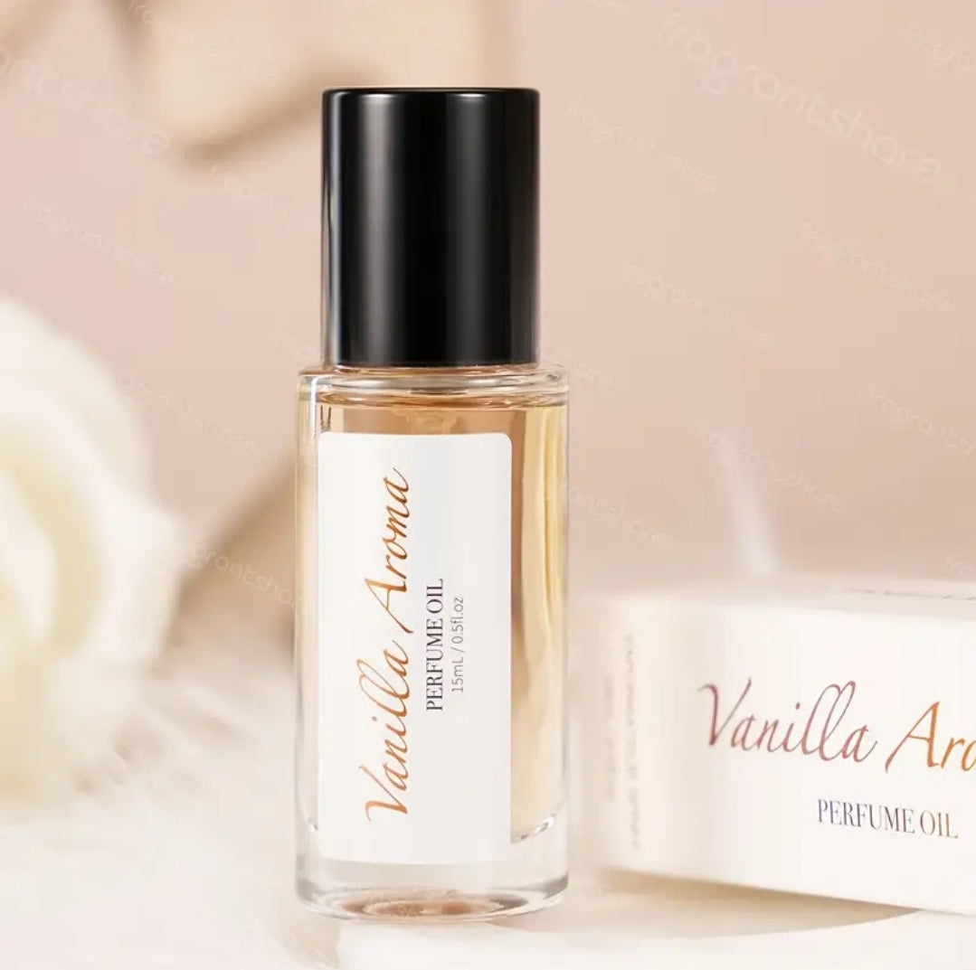 Vanilla Aroma Perfume Oil 0.5fl.oz 15ml Body Fragrance EDT Long-Lasting Fragrance Spray for Her Gift for Women