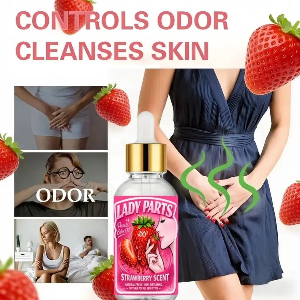 [For Women's Private Areas] Strawberry Essential Oil for Women's Intimate and Private Area Care. Firming, Firming, Moisturizing and Hydrating, Fragrant to Remove Odors, Gentle to the Skin Without Irritation
