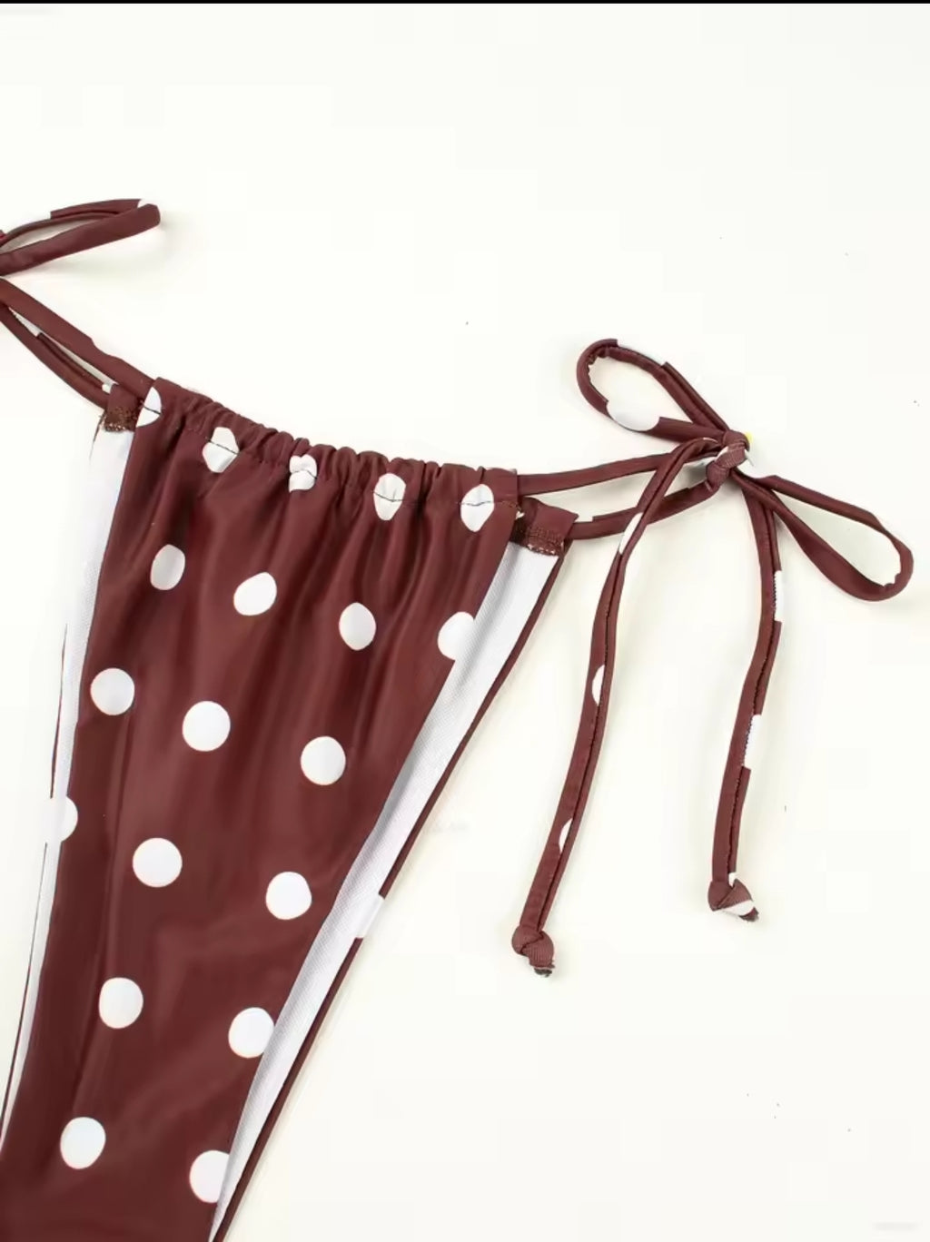 Chic Strapless Swimsuit Polka Dot 3 Piece Bikini Elegant
High Waist Beach Skirt 2025 New Bathing Suit with Cover