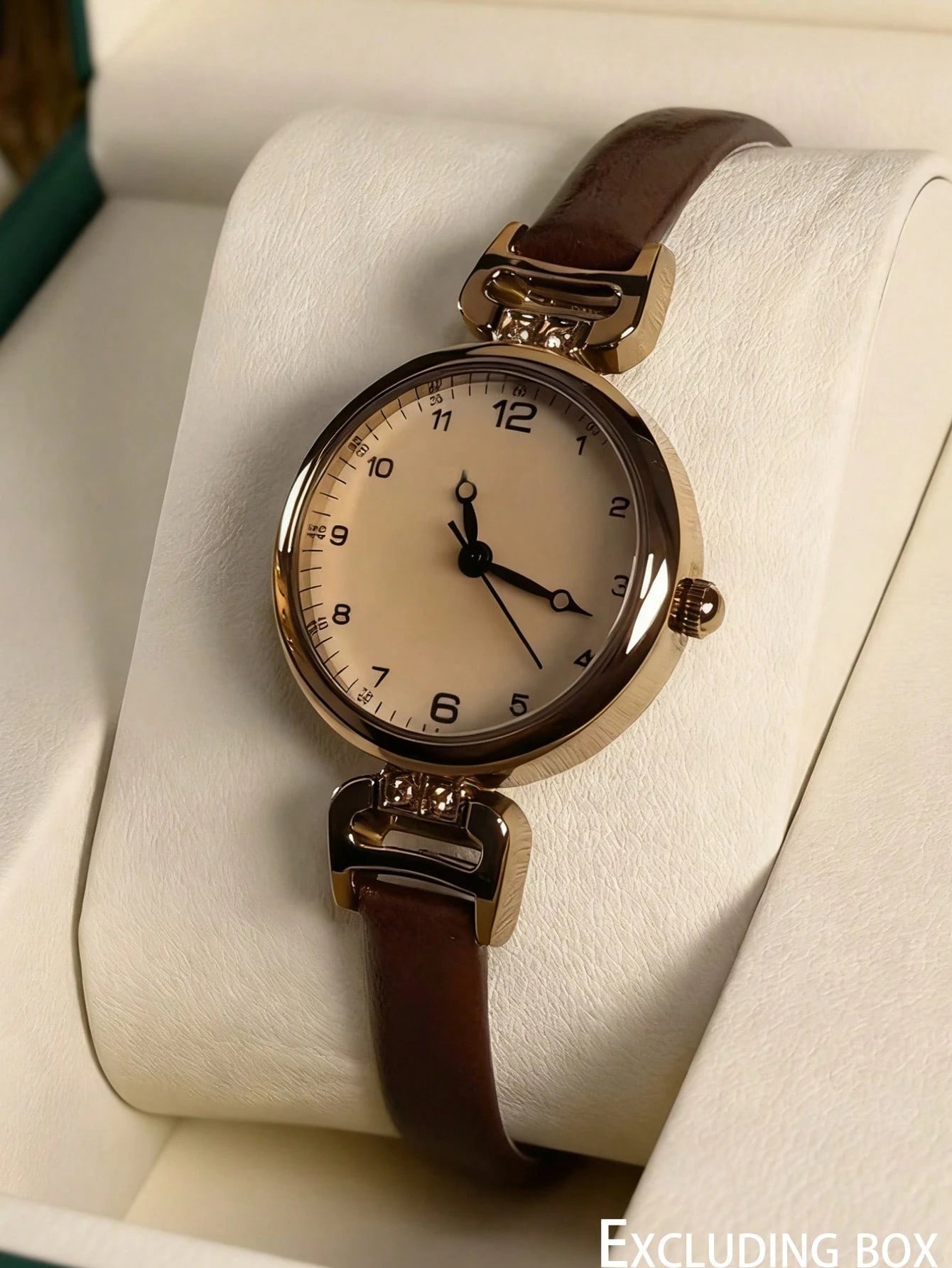 1pc Retro Vintage Women's Watch, High-Quality Student Style, Lightweight Luxury British Small Dial Quartz Watch For Ladies