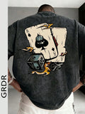 GRDR Men's Fashion Loose Fit Short Sleeve T-Shirt | Exquisite Design | Summer Essential | Easy To Match | Showcase Your Style