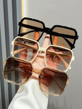 3 Pairs Women's Cat Eye Fashion Eyeglasses, Suitable For Daily Wear, Photo Shooting, Retro Style