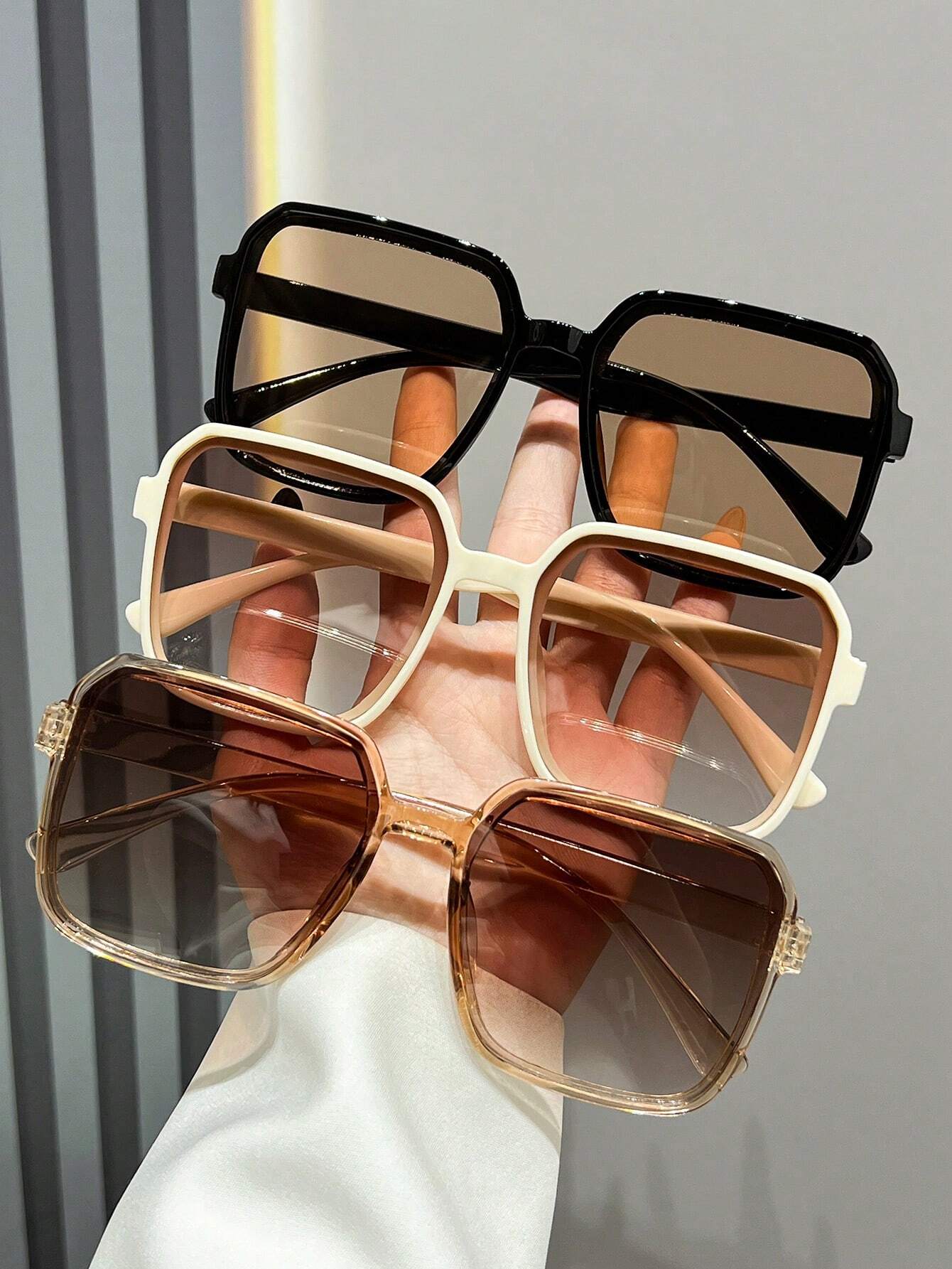 3 Pairs Women's Cat Eye Fashion Eyeglasses, Suitable For Daily Wear, Photo Shooting, Retro Style