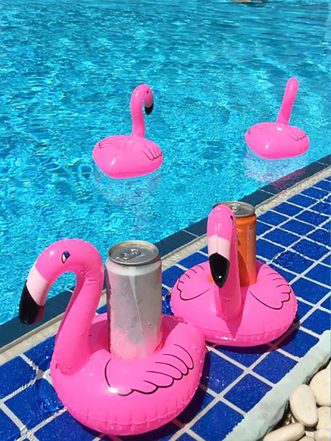 1  piece  Flamingo Floating Drink Holder For Pool Party, Beach, Water Games, Summer