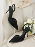 CUCCOO HITCHD Gold Metallic PU Pointed Toe Fashionable Sexy Glamorous Nightclub High Heels Wedding Shoes Summer Shoes Bride Shoes
