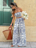 SHEIN Frenchy Women's Fashionable Retro Bohemian Style Loose 2 Pieces Set For Summer,Vacation Outfits Women,Summer Outfits For Women