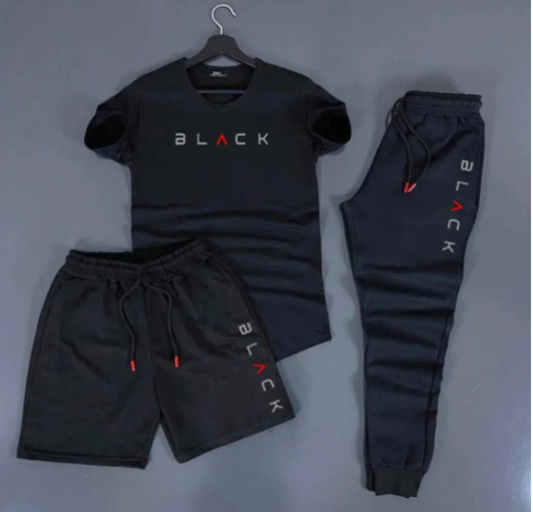 Ardiyoza 3-Piece Summer Set (Shorts-T-Shirt-Sweatpants)