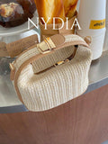Summer Ins Style Straw Woven Small Bag, Casual Women's Shoulder & Crossbody Bag